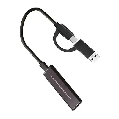 M.2 NVME SSD to USB 3.1 Case Dual Protocol M2 NVMe Box PCIe NGFF...
